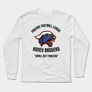 Preemie Football League Honey Badgers Long Sleeve T-Shirt